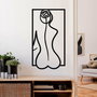 Wallity Rose Silhouette - L Negro